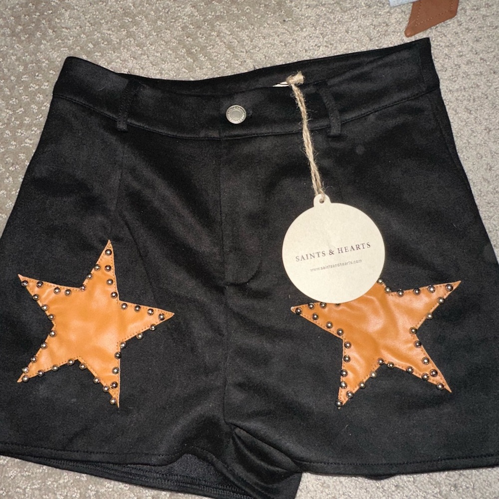 Saints & Hearts western shorts nwt